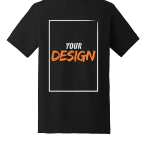 t-shirt bedrukken  “alleen achterkant”