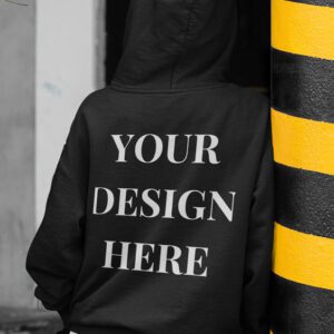 hoodie bedrukken “alleen achterkant”